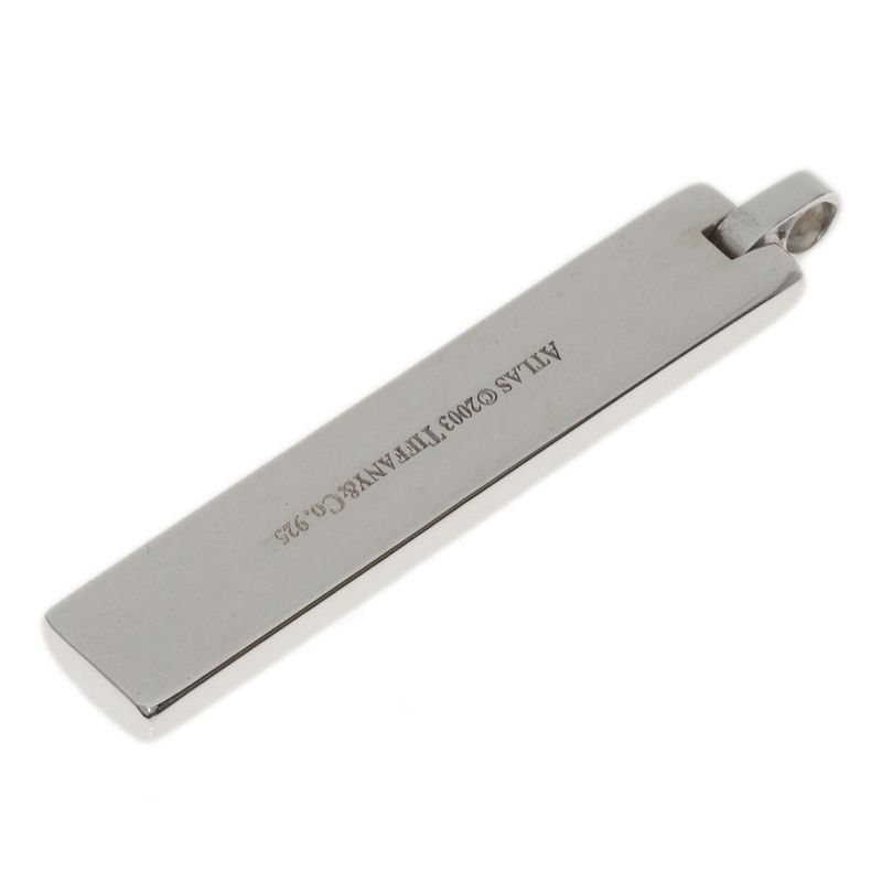 Tiffany & Co. Atlas Bar Numeric Pendant Top