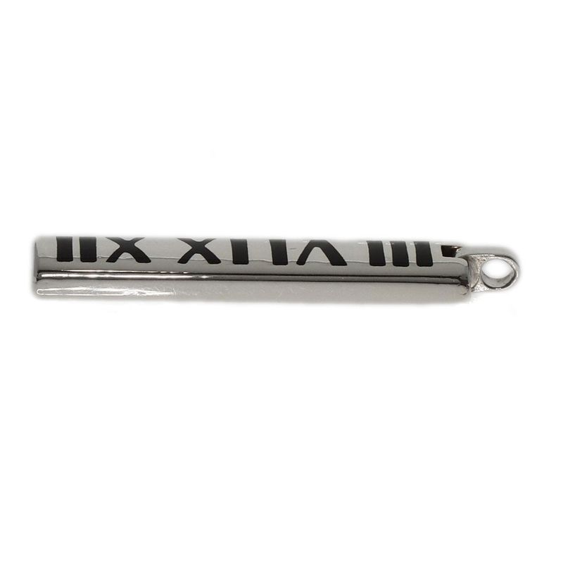 Tiffany & Co. Atlas Bar Numeric Pendant Top