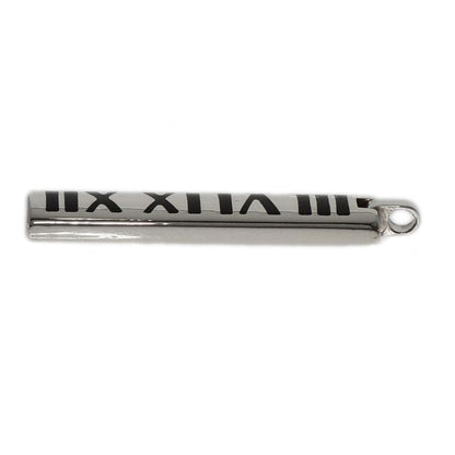 Tiffany & Co. Atlas Bar Numeric Pendant Top