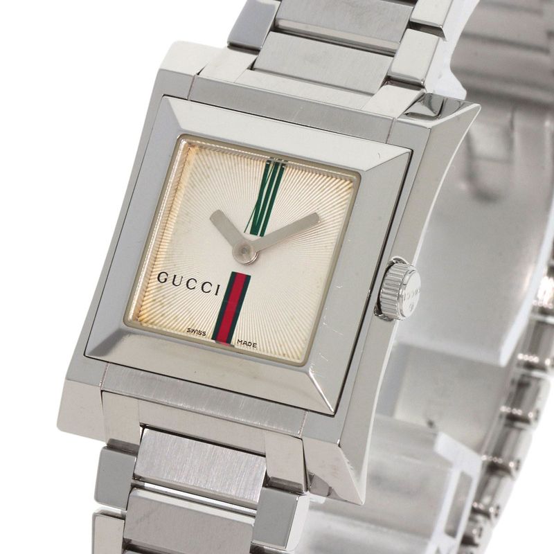 Gucci Square Face Watch SS