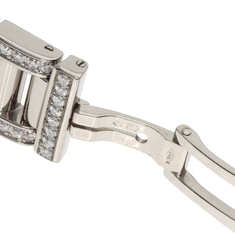 Bvlgari Rettangolo Diamond Watch 18K White Gold Goldx