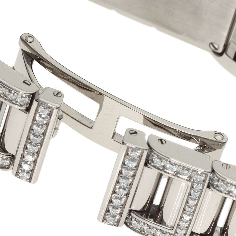 Bvlgari Rettangolo Diamond Watch 18K White Gold Goldx