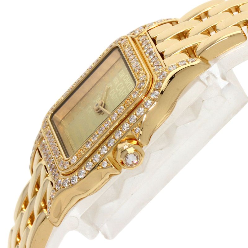 Cartier Pantel SM Diamond Watch 18K Yellow Gold