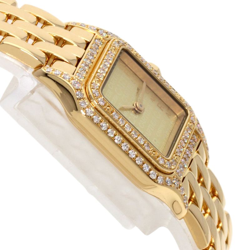 Cartier Pantel SM Diamond Watch 18K Yellow Gold