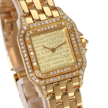 Cartier Pantel SM Diamond Watch 18K Yellow Gold