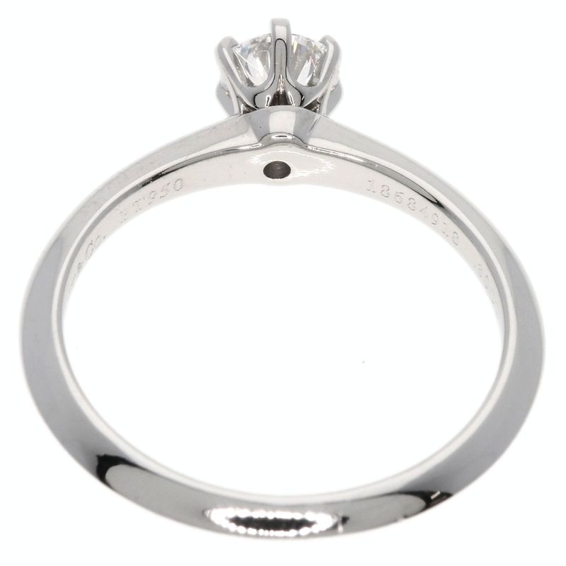 Tiffany & Co. Solitaire Diamond Knife Edge Ring