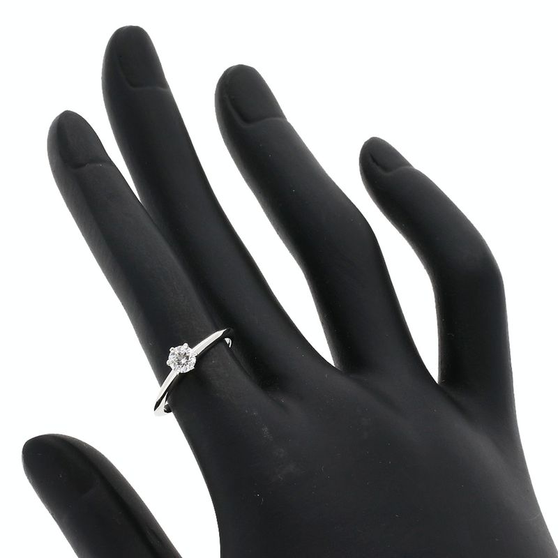 Tiffany & Co. Solitaire Diamond Knife Edge Ring