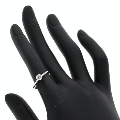Tiffany & Co. Solitaire Diamond Knife Edge Ring