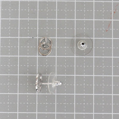 Gucci Double Earrings 18K White Gold