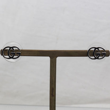 Gucci Double Earrings 18K White Gold