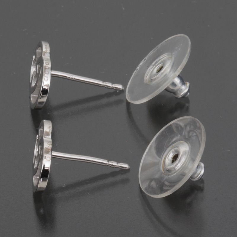 Gucci Double Earrings 18K White Gold