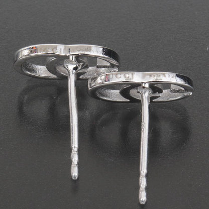 Gucci Double Earrings 18K White Gold