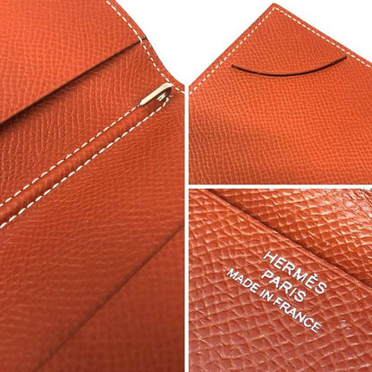 Hermes Agenda Cover Notebook Cover Gold Brown Bicolor