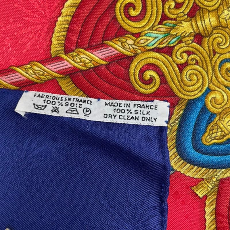 Hermes Carre 90 Scarf Silk Luna Park Amusement Park Merigo Land Navy