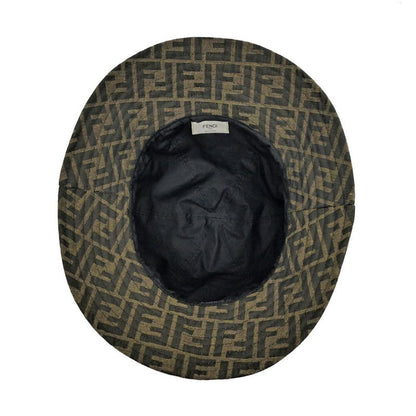 Fendi Hat Zucca Brown Black Hat Others
