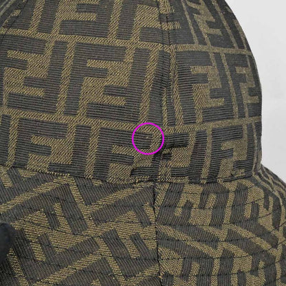Fendi Hat Zucca Brown Black Hat Others