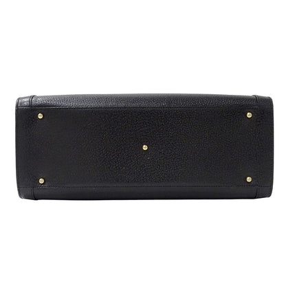 Gucci Tote Bamboo Leather Black Fashionable