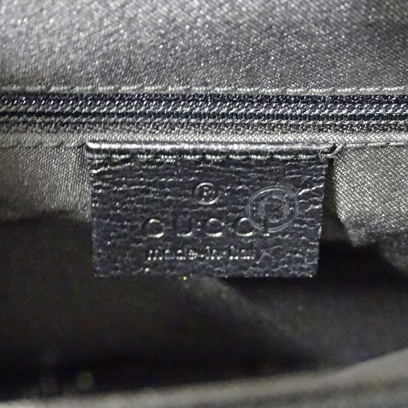 Gucci Tote Bamboo Leather Black Fashionable