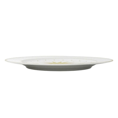 Bvlgari Tableware Rosenthal Wall Plate Ceramic White Gold