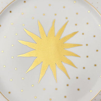Bvlgari Tableware Rosenthal Wall Plate Ceramic White Gold