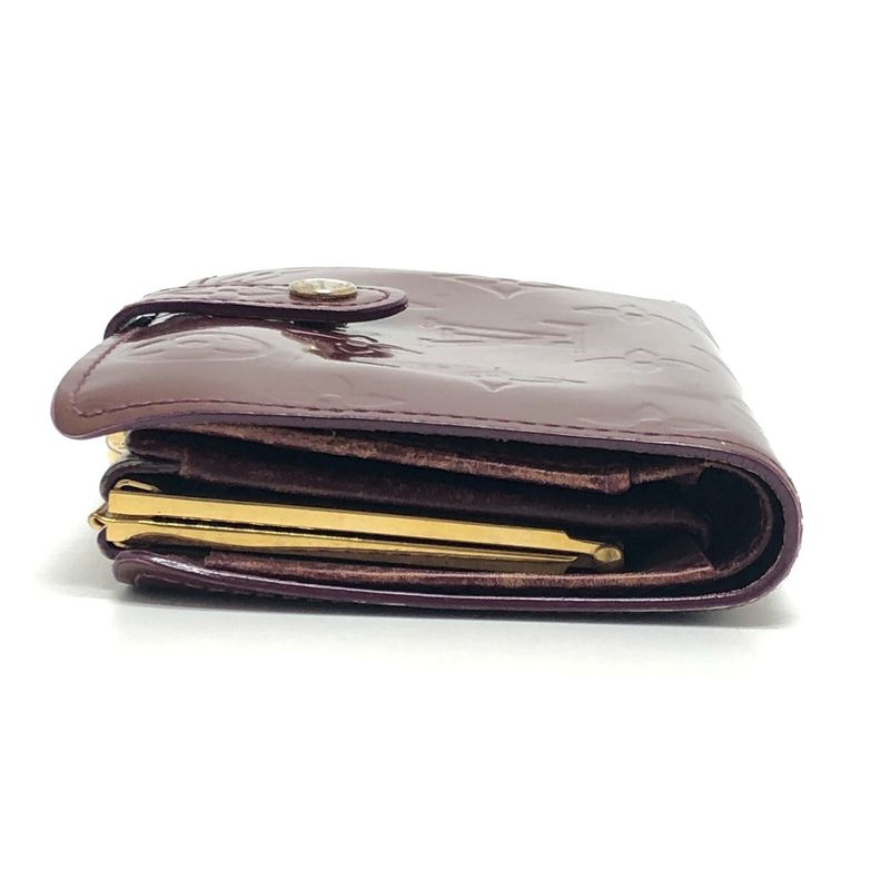 Louis Vuitton Bifold Wallet Portefeuille Monogram Vernis Rouge Fauvist