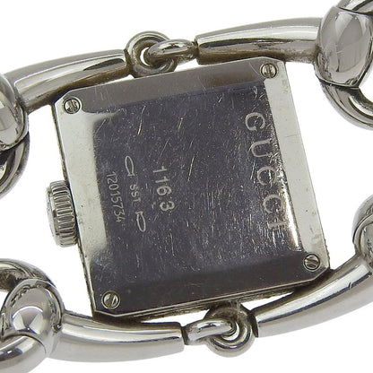 Gucci Signoria 116.3 Stainless Steel Quartz Analog Display White Shell