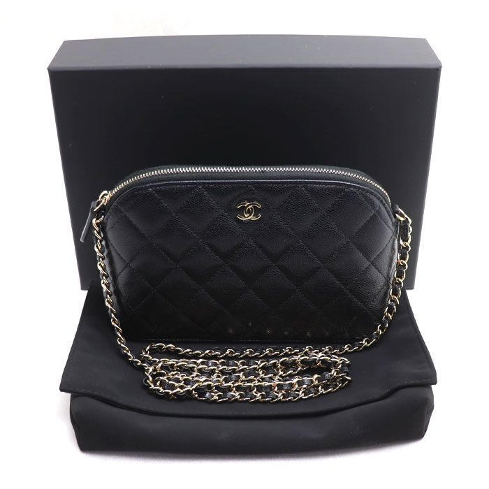 Chanel Quilted Shoulder Bag Black