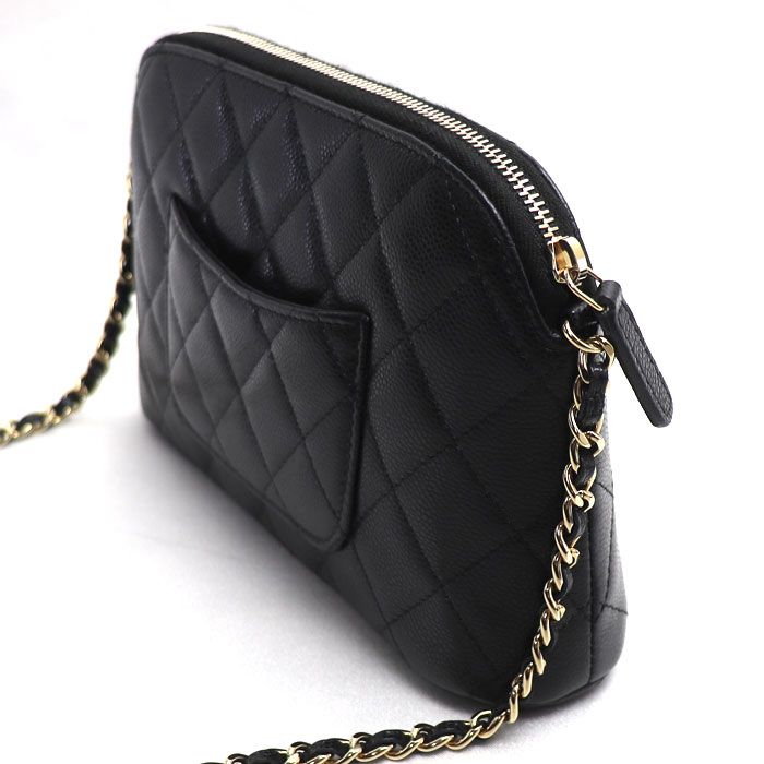 Chanel Quilted Shoulder Bag Black
