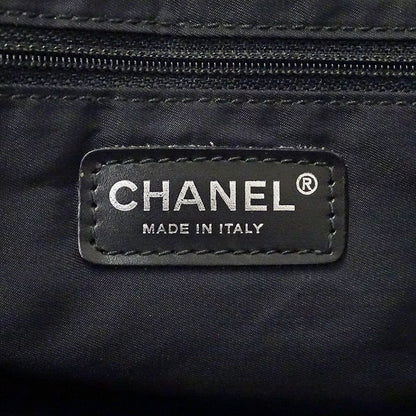 Chanel New Travel Tote MM Tote Nylon Dark Brown