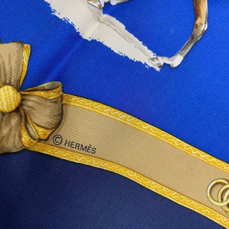 Hermes Carre 90 Scarf le General la Hotte French National Riding School Silk