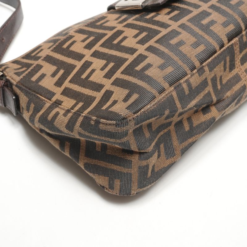 Fendi Shoulder Bag Canvas Mamma Zucca