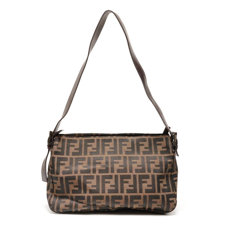 Fendi Shoulder Bag Canvas Mamma Zucca
