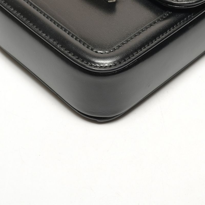 Saint Laurent Yves Shoulder Bag Solferino Mini Leather