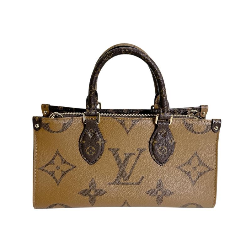 Louis Vuitton Monogram Tote on the Go East West Brown