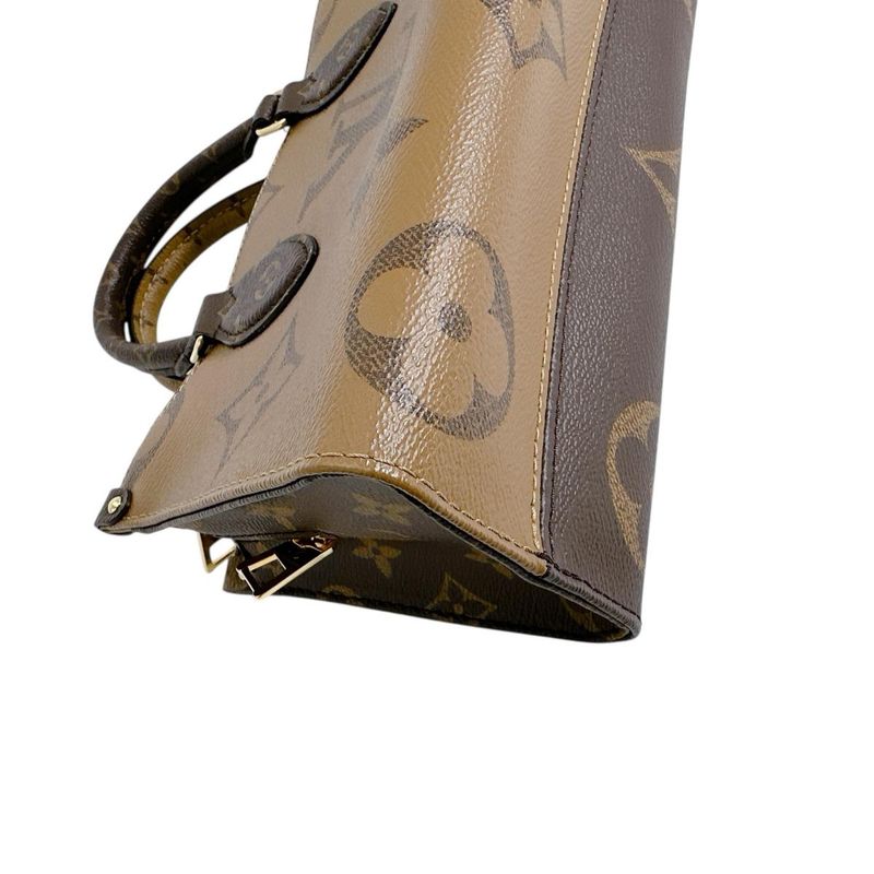 Louis Vuitton Monogram Tote on the Go East West Brown