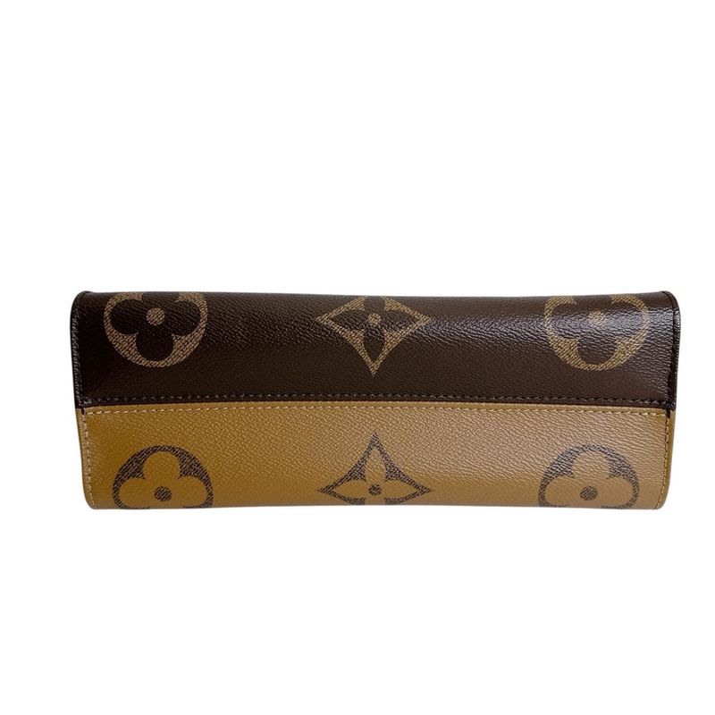 Louis Vuitton Monogram Tote on the Go East West Brown