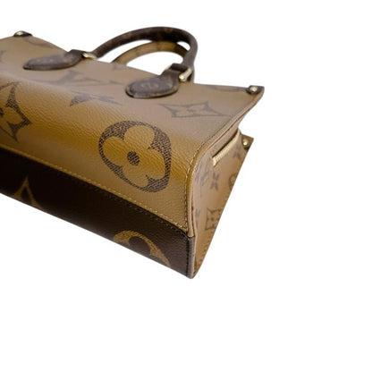 Louis Vuitton Monogram Tote on the Go East West Brown