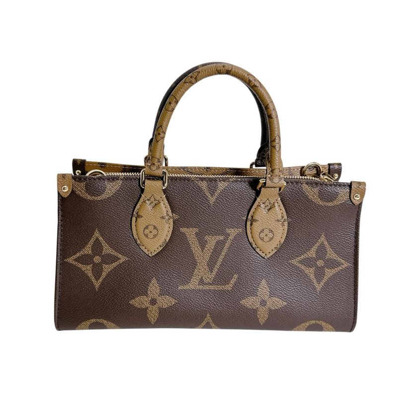 Louis Vuitton Monogram Tote on the Go East West Brown
