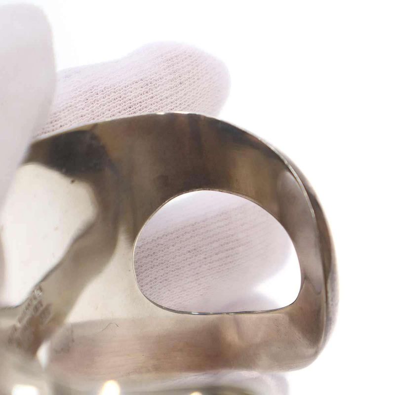 Tiffany & Co. Vintage Elsa Peretti Bone Calf Bangle Silver