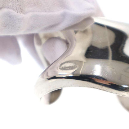Tiffany & Co. Vintage Elsa Peretti Bone Calf Bangle Silver