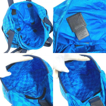 Louis Vuitton Boston Bag Practical Leather Nylon Blue