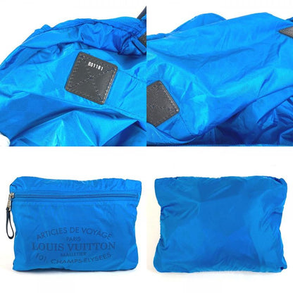 Louis Vuitton Boston Bag Practical Leather Nylon Blue