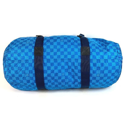 Louis Vuitton Boston Bag Practical Leather Nylon Blue