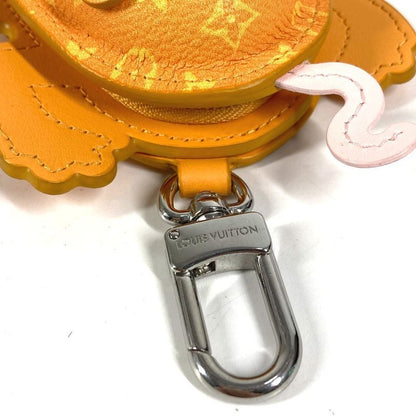 Louis Vuitton Key Holder Bag Charm LV Frog Monogram Canvas Yellow