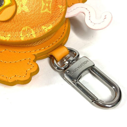 Louis Vuitton Key Holder Bag Charm LV Frog Monogram Canvas Yellow