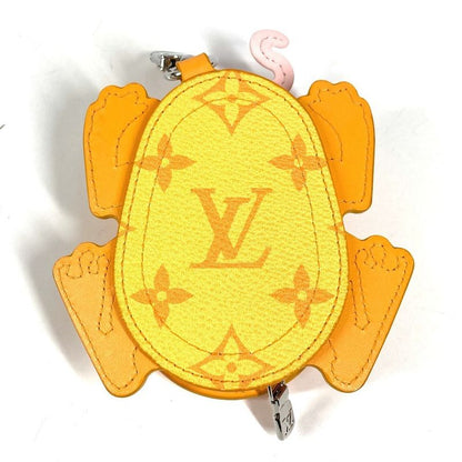 Louis Vuitton Key Holder Bag Charm LV Frog Monogram Canvas Yellow