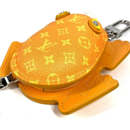 Louis Vuitton Key Holder Bag Charm LV Frog Monogram Canvas Yellow