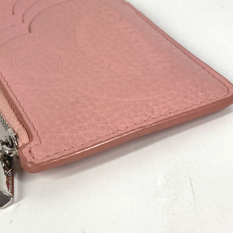 Tiffany & Co. Coin Case Return to Heart Logo Leather Pink