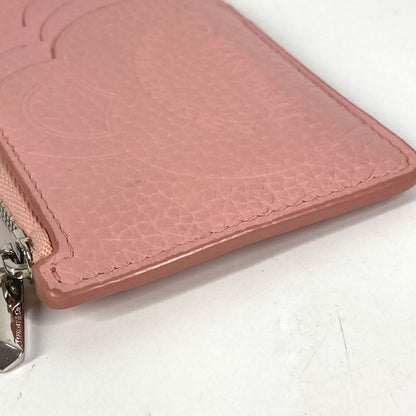 Tiffany & Co. Coin Case Return to Heart Logo Leather Pink