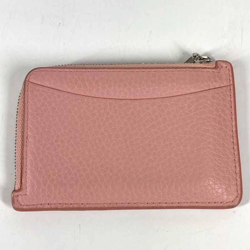 Tiffany & Co. Coin Case Return to Heart Logo Leather Pink